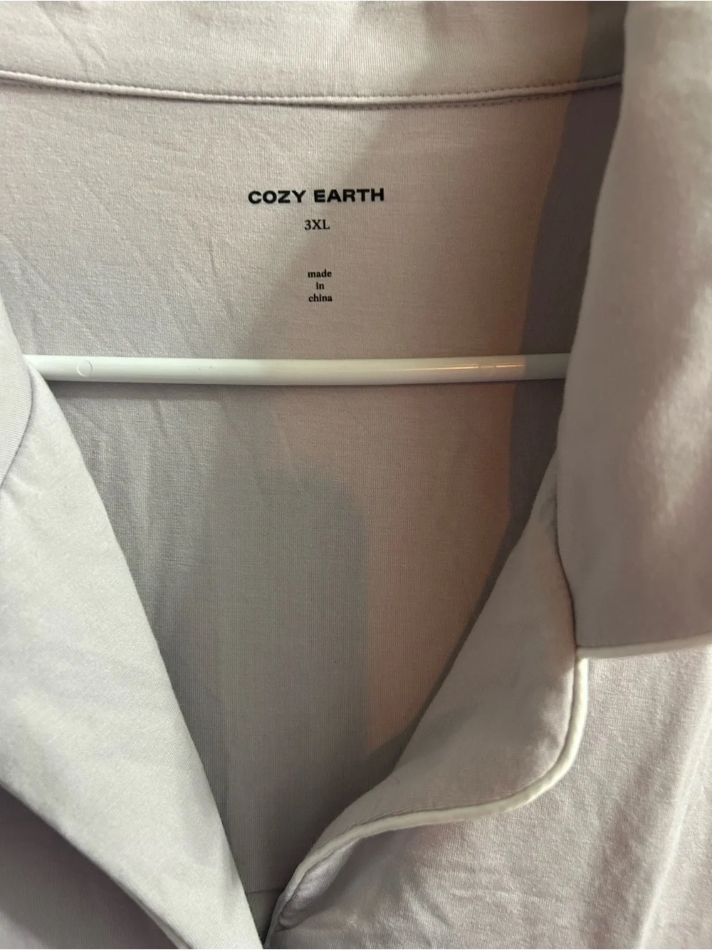 Cozy Earth Women's Short Sleeve Pajama Set in Lilac